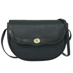 Christian Dior Honeycomb Pattern Shoulder Bag Pochette Black — view 2