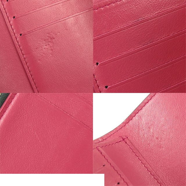 Louis Vuitton Portefeuille Capucines Compact Black Noir Hot Pink Taurillon — view 8