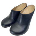 Loewe Terra Heel Clog Sandals Mule Shoes Leather Black
