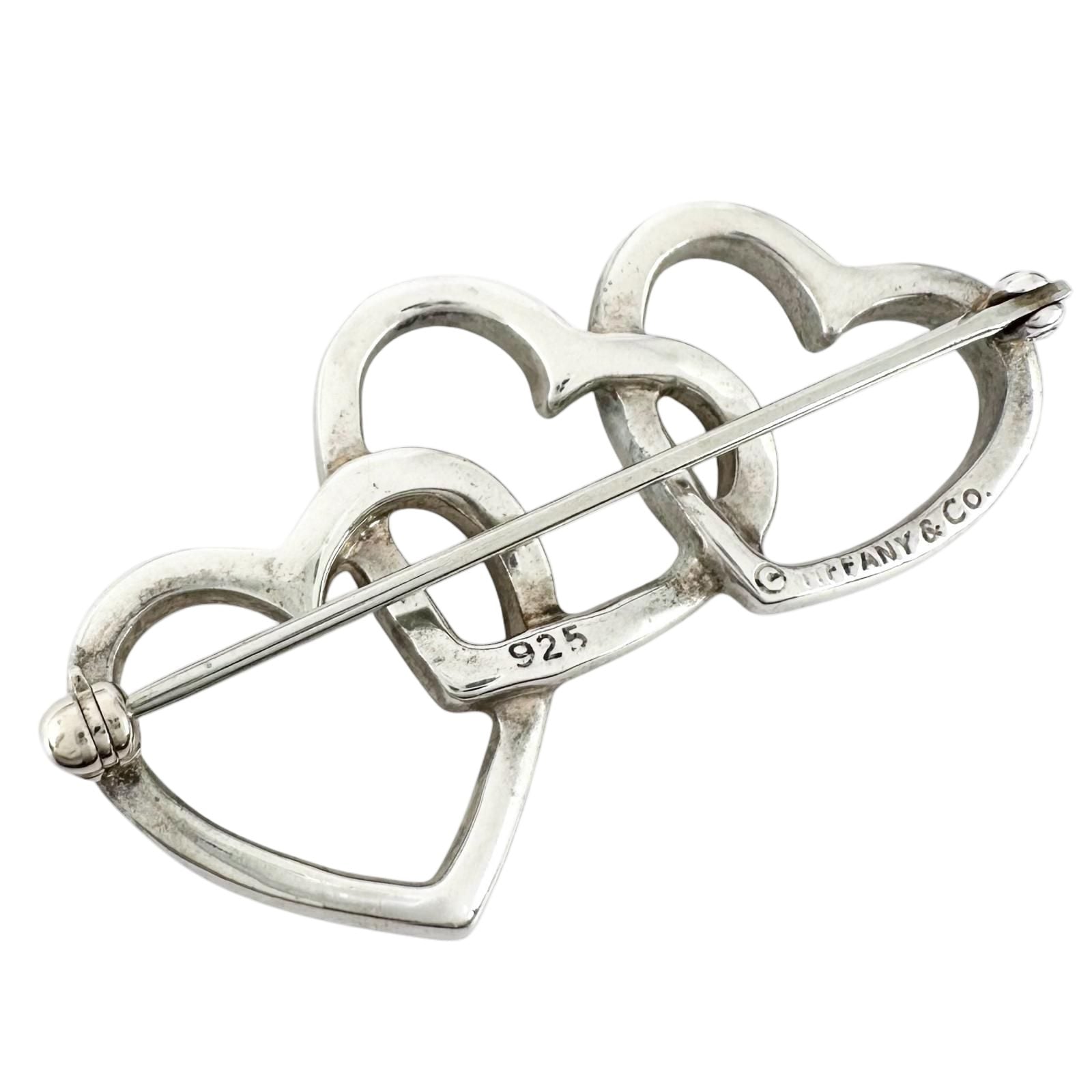 Tiffany & Co Triple Silver Brooch — view 2