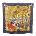 Hermes CARE 90 Splendeur DES Maharajas Splendor India Scarf Silk