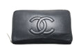 Chanel CC Logo Zip Wallet Caviar Leather