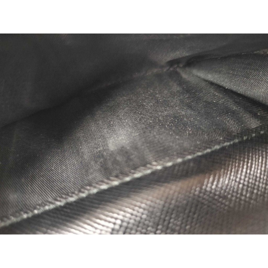Prada Wallet Triangle Logo Black Nylon Hook Bifold — view 8