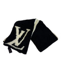 Louis Vuitton Confit Muffler Black Scarf