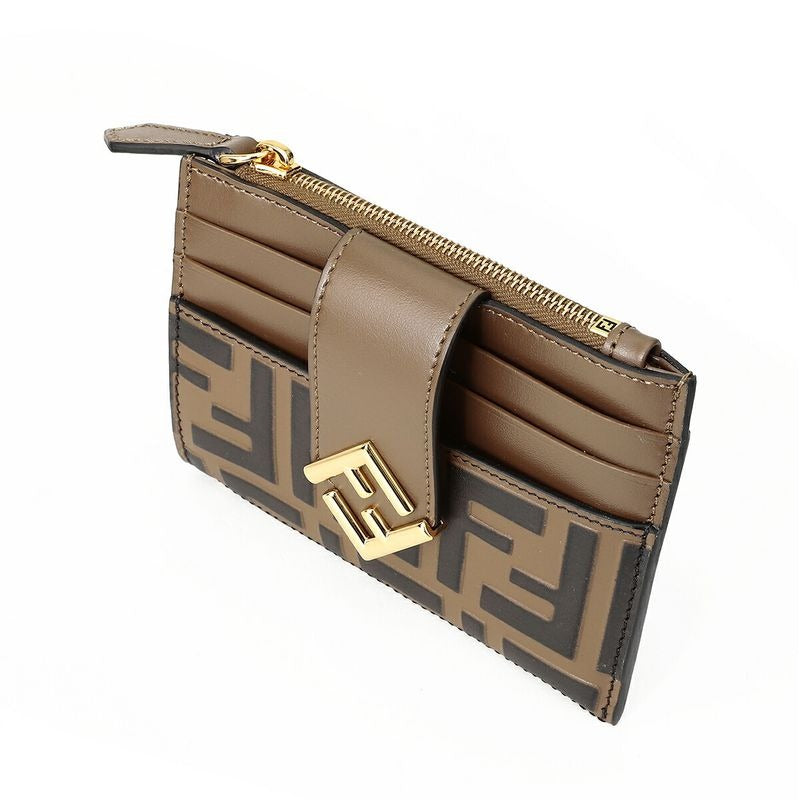 Fendi Card Case FF Diamond Brown — view 2