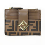 Fendi Card Case FF Diamond Brown — view 3