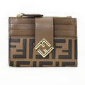 Fendi Card Case FF Diamond Brown