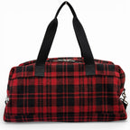 Saint Laurent Paris Wool Leather with Logo Patch Check Pattern 2-Way — view 2