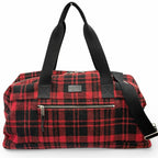 Saint Laurent Paris Wool Leather with Logo Patch Check Pattern 2-Way