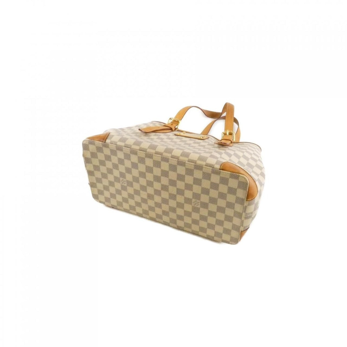 Louis Vuitton Damier Azur Hampstead MM Bag Gold — view 3