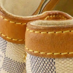 Louis Vuitton Damier Azur Hampstead MM Bag Gold — view 5