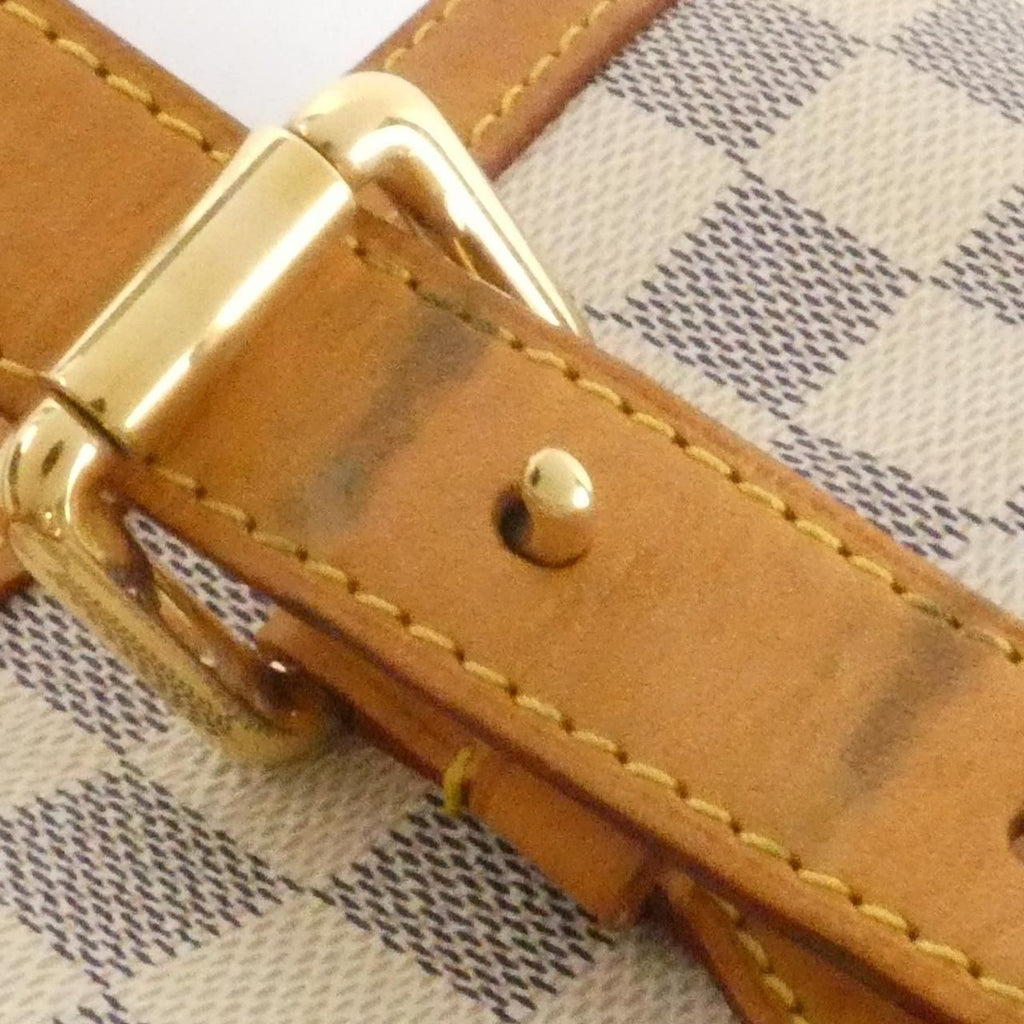 Louis Vuitton Damier Azur Hampstead MM Bag Gold — view 8