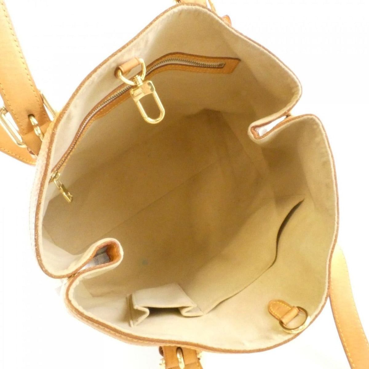 Louis Vuitton Damier Azur Hampstead MM Bag Gold — view 9