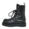 Hermes Short Boots Land 38 Black Noir Leather