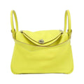 Hermes Lindy Shoulder Bag Lime