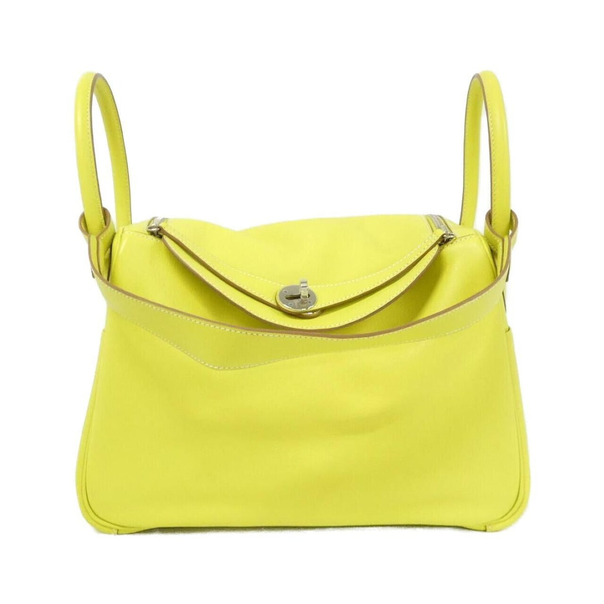 Hermes Lindy Shoulder Bag Lime