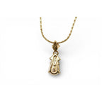 Dior Christian Necklace Vintage Teardrop Rhinestone Gold — view 5