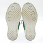 Chanel Tennis Sneakers Suede Calfskin White Green — view 4