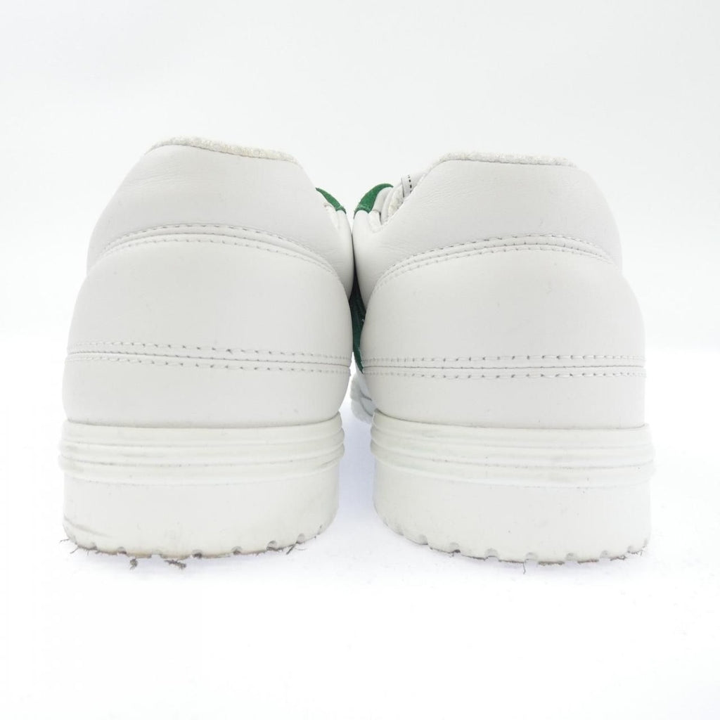 Chanel Tennis Sneakers Suede Calfskin White Green — view 5