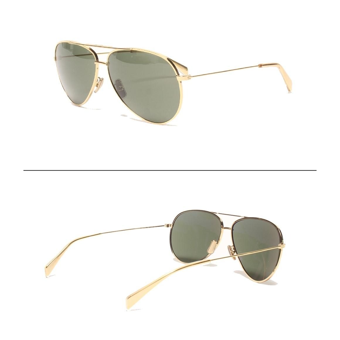 Celine Sunglasses Teardrop with Shoulder Case Gold — view 2
