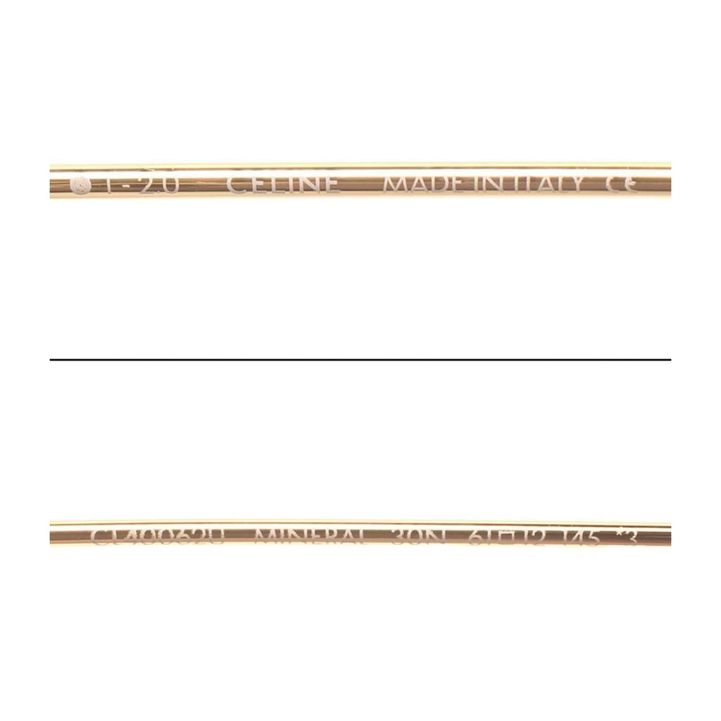 Celine Sunglasses Teardrop with Shoulder Case Gold — view 4