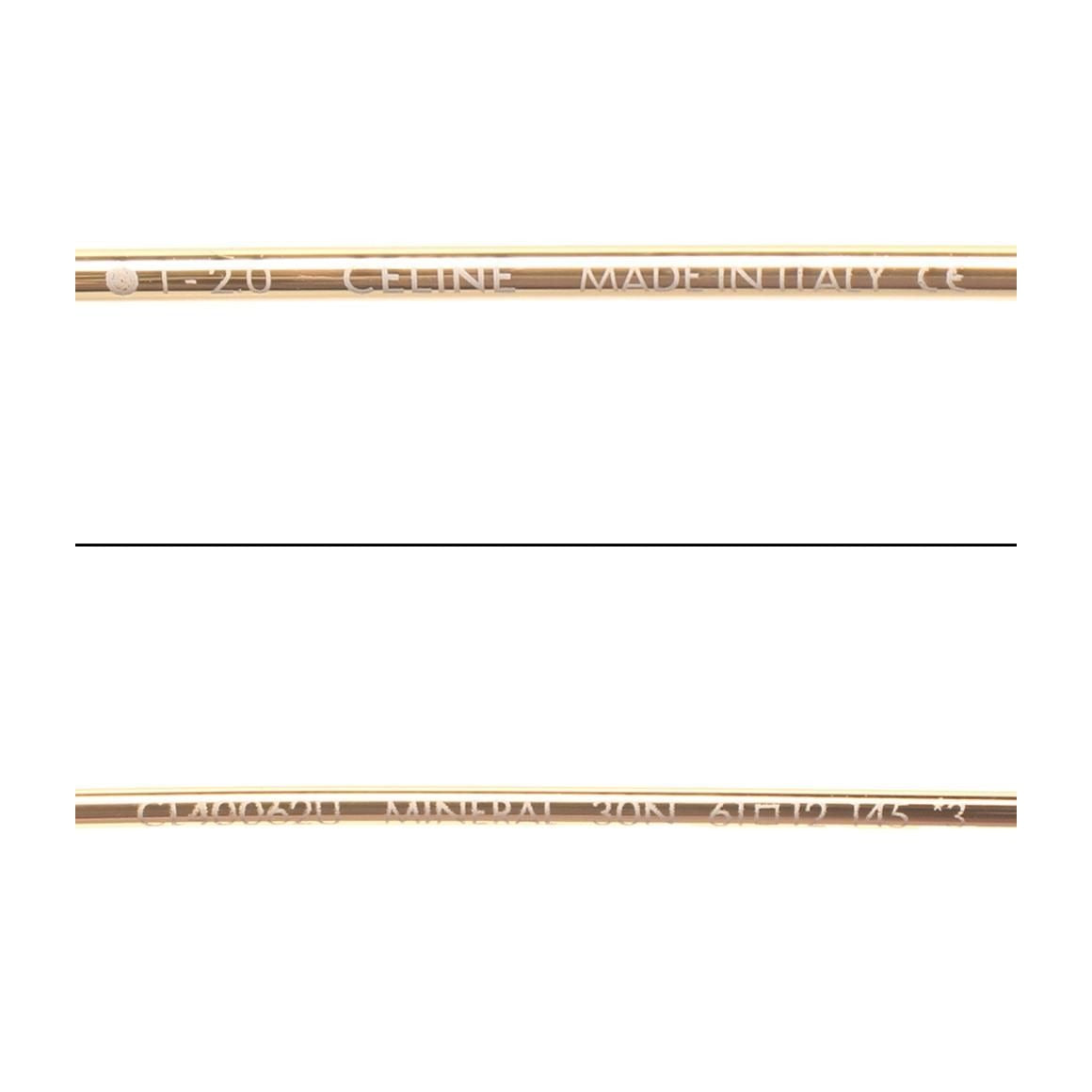 Celine Sunglasses Teardrop with Shoulder Case Gold — view 4