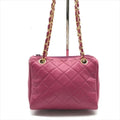 Chanel CC Logo Quilted Mini Chain Shoulder Bag Pink