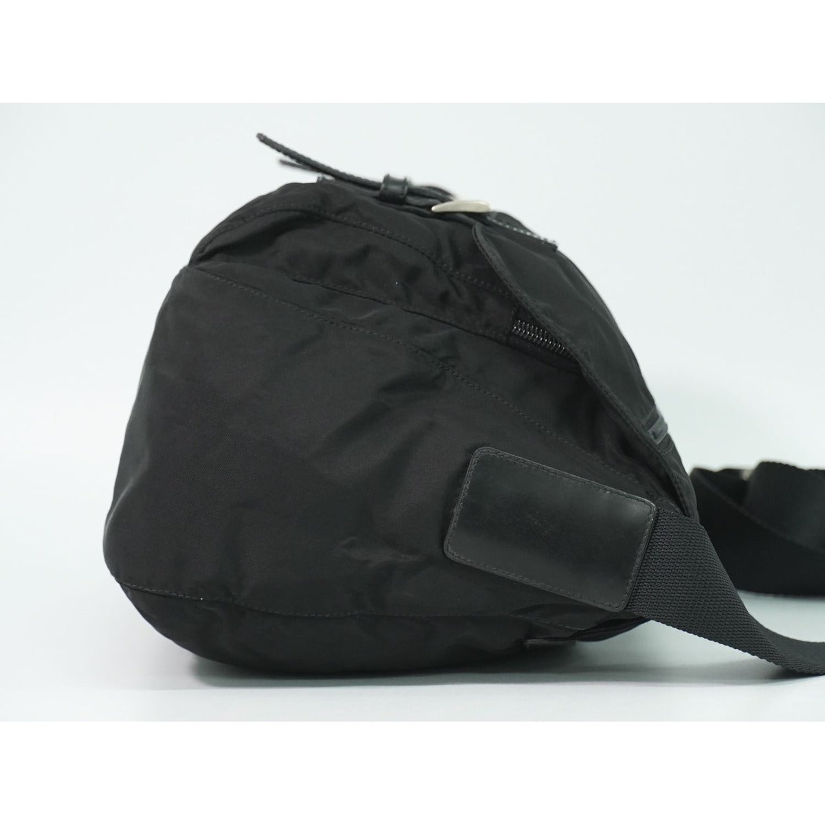 Prada Nylon Shoulder Bag Pochette Black — view 5