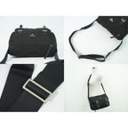 Prada Nylon Shoulder Bag Pochette Black — view 6