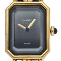 Chanel Premiere L Watch Leather Black