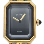 Chanel Premiere L Watch Leather Black