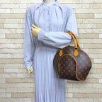 Louis Vuitton Ellipse PM Monogram Handbag Canvas Brown — view 2