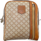 Celine Shoulder Bag Pochette White Macadam Travel
