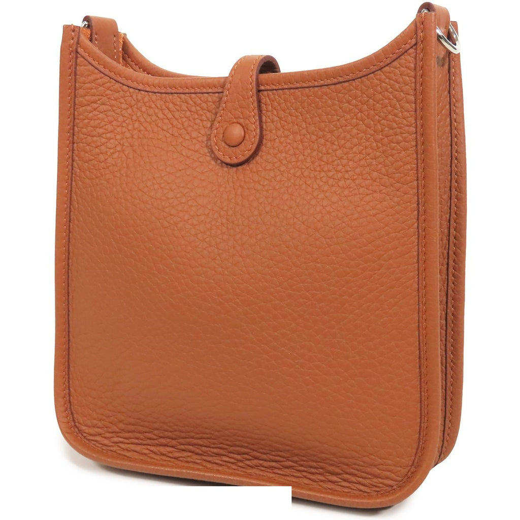 Hermes Evelyne Amazon TPM Halzan Silver Taurillon Maxi Quadrille Shoulder Bag — view 2