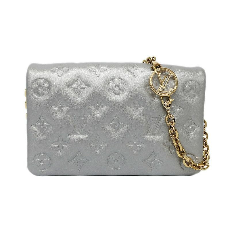 Louis Vuitton Pochette Cousin Shoulder Bag Monogram Silver — view 2