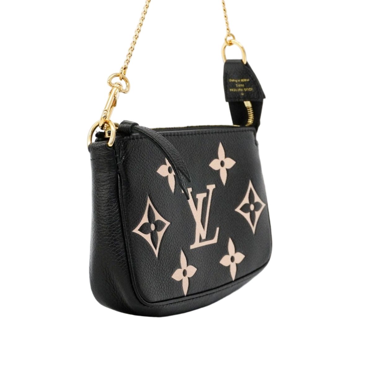 Louis Vuitton Pouch Monogram Empreinte Mini Pochette Noir Cream Bicolor — view 2
