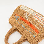 Prada Copy Raffia Basket Tote — view 3