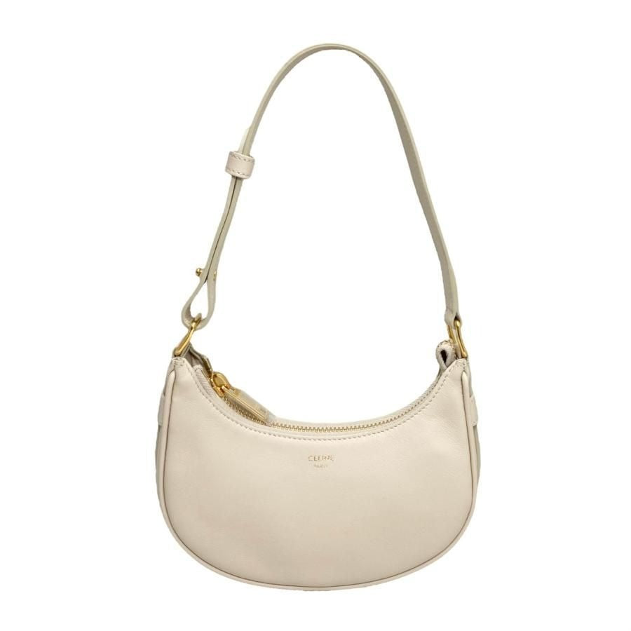 Celine Handbag Smooth Calfskin Mini Bag Beige Gold Hardware