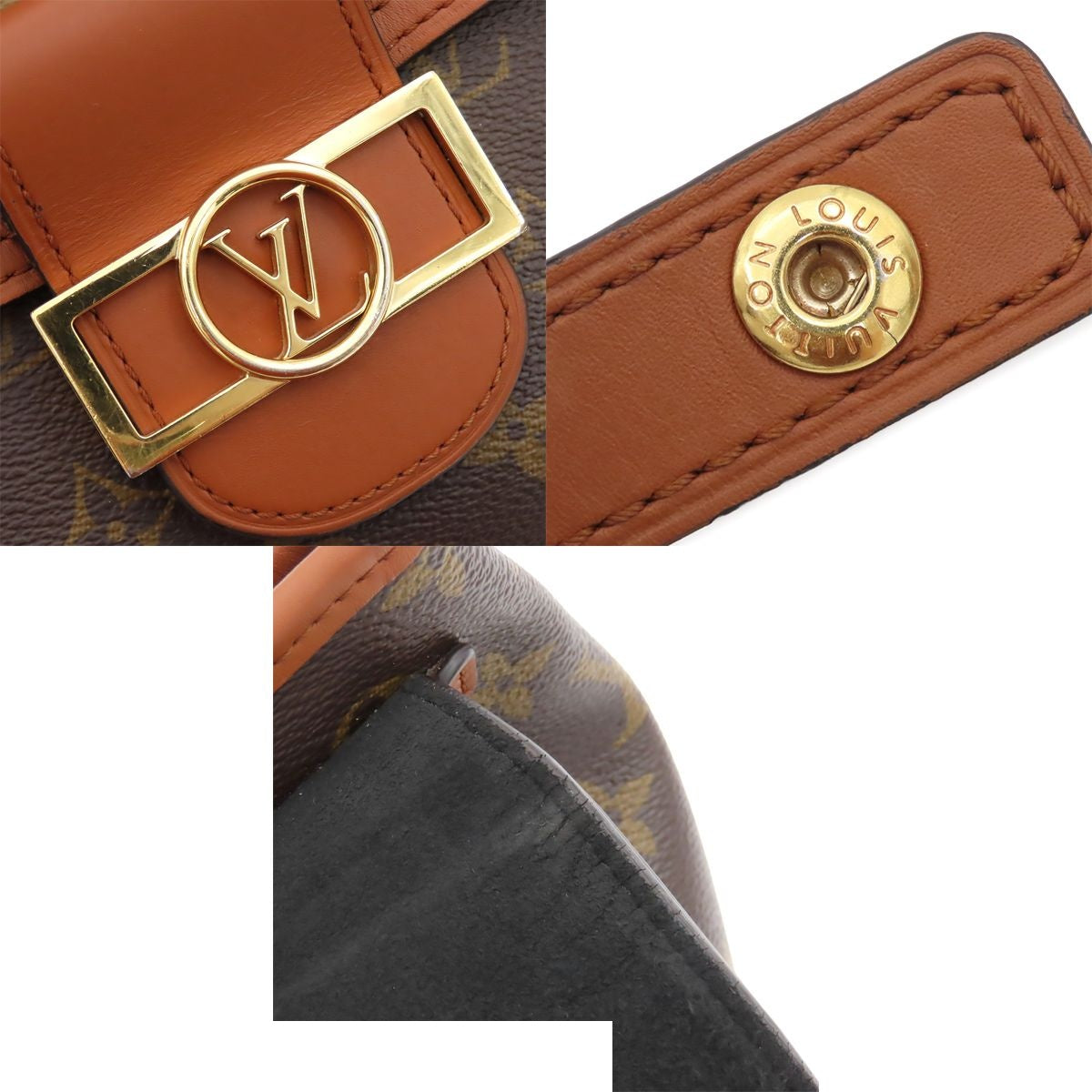 Louis Vuitton Dauphine Brown Monogram Reverse Backpack — view 7