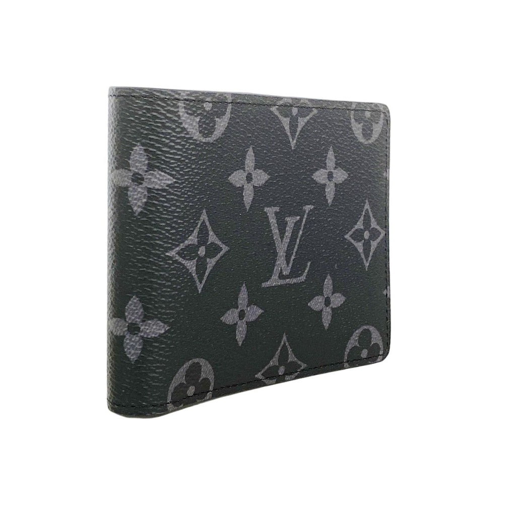 Louis Vuitton Billfold Monogram Eclipse Portefeuille Calf Black Wallet — view 2