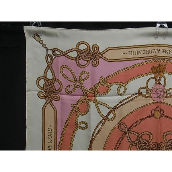 Gucci Large Scarf Multicolor Silk Slope Pattern New — view 2