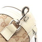 Gucci Children's GG Canvas Bottle Case Cover Shoulder Bag Beige White — view 5