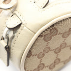 Gucci Children's GG Canvas Bottle Case Cover Shoulder Bag Beige White — view 7