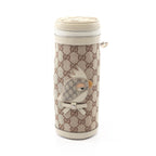 Gucci Children's GG Canvas Bottle Case Cover Shoulder Bag Beige White