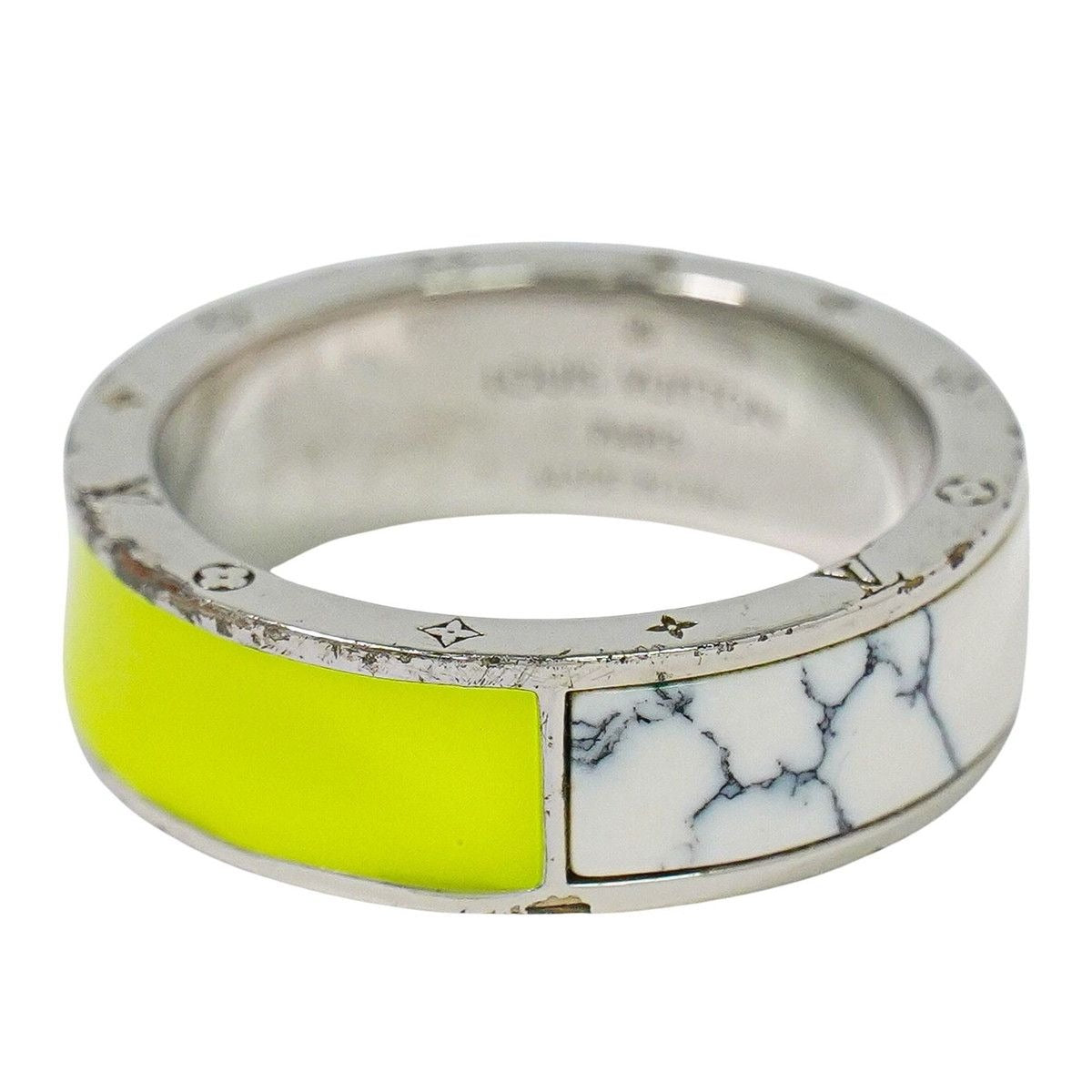 Louis Vuitton LV Bag Colors Ring L 21.5 Metal Silver