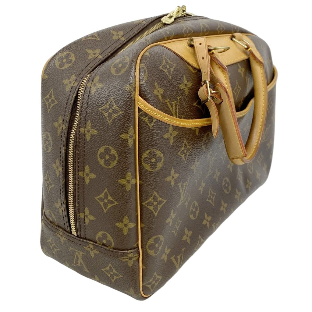 Louis Vuitton Handbag Monogram Deauville Brown — view 2