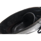 Gucci Work Boots Shoes Men Leather Black lug Sole Mackay Method — view 7