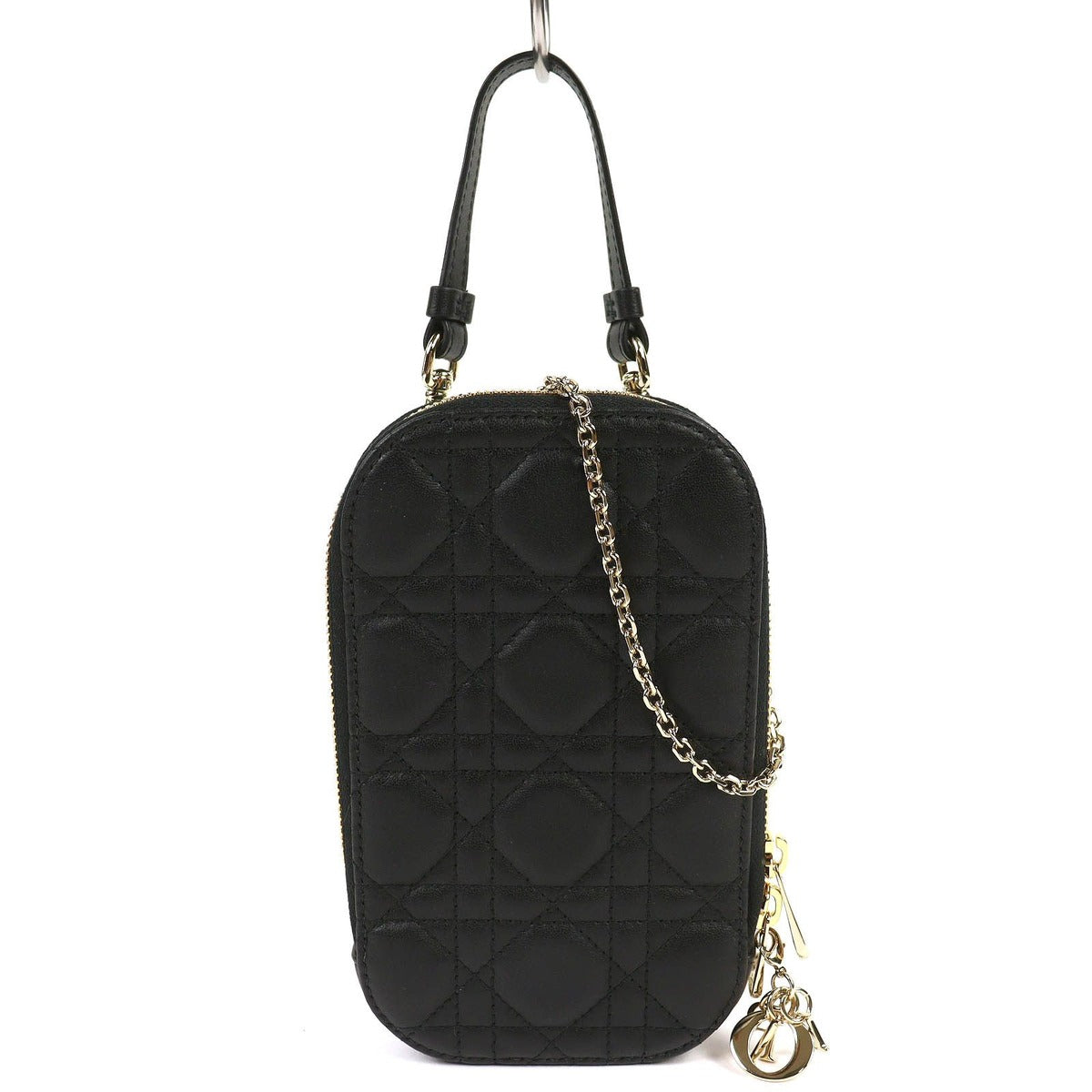 Dior Christian Phone Pouch Black