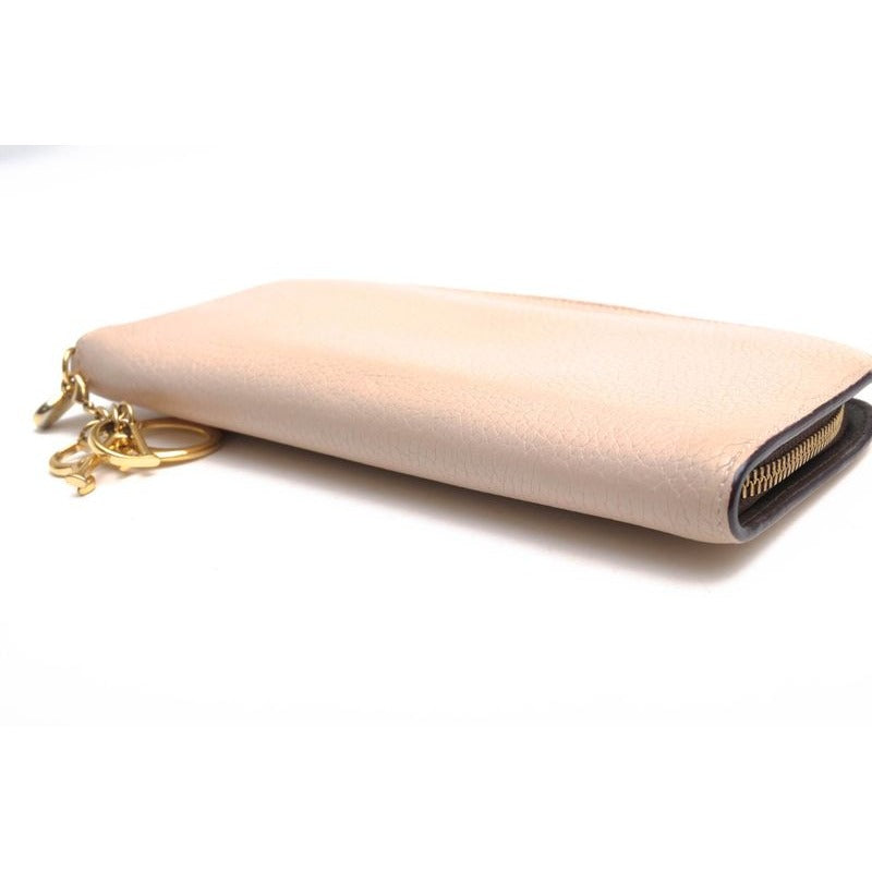 Christian Dior Wallet Women Leather Beige trl Iss Imo — view 3
