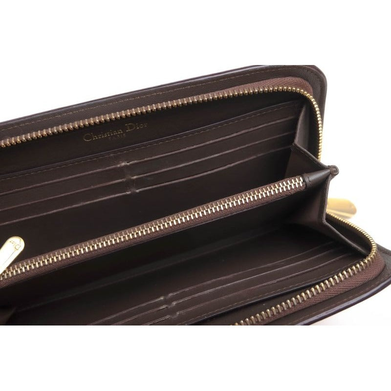 Christian Dior Wallet Women Leather Beige trl Iss Imo — view 6